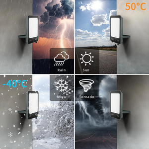 أضواء غامرة من الألومنيوم LED خارجية IP65 66 مقاومة للماء بيضاء دافئة 10000lm لومن عالي للمناظر الطبيعية لمستودعات الحدائق