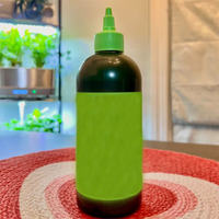 Bouteille d'huile d'olive en plastique vert noir mat de qualité alimentaire 16 24 oz avec étiquette personnalisée Bouteilles de sauce PET de 500ml 750ml avec bouchon torsadé