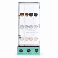 Support d'affichage moderne pour lunettes de soleil en acrylique, présentoir de comptoir double face