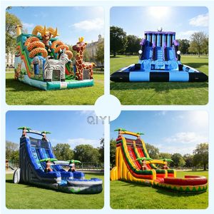 Toboggan aquatique de haute qualité avec piscine, extensible pour l'été, avec glissière pour jeux aquatiques, équipement de toboggan aquatique - Product Image 5