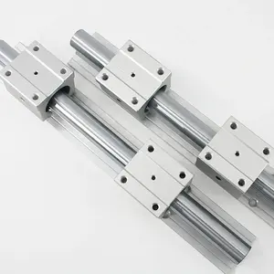 SBR12 SBR16 SBR20 SBR25 trilho de guia de movimento linear de alumínio rolamento de bloco deslizante para máquina CNC