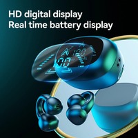 2024 nouveau M61 TWS écouteur LED affichage numérique oreille ouverte casque sans fil avec pince d'oreille V5.3 pour écouteurs Oem de sport de jeu