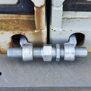 Maxplus Cornières de conteneur maritime, Pinces de fixation, Pièces de fixation, Raccord de pont en acier ISO 1161, Galvanisé à chaud pour conteneurs maritimes - Product Image 2
