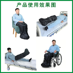 Fracture <b>Brace</b> Warm Foot Cover With Steel Ring Fleece Lining Thickened For Lower Leg Knee Ankle Protection Adult <b>Men</b> Use - Product Image 4