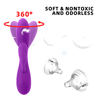 Vibrateur rechargeable multi-vitesse Jouet sexuel Matériel sûr pour le corps Silencieux Discret Produit pour femmes