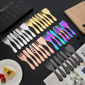 Utensili per formaggio 7 pezzi in acciaio inox affettatrice forchetta per formaggio spandiconcime coltello per formaggio per salumi - Product Image 3