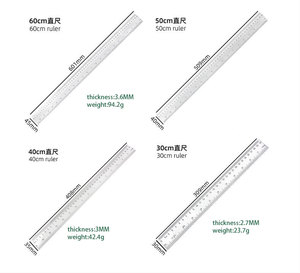 60cm nhựa trong suốt thẳng Cai Trị với hai quy mô - Product Image 2