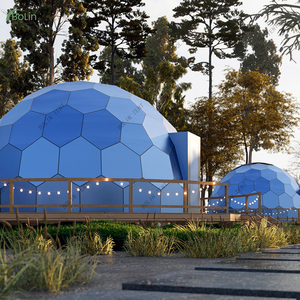 Tente dôme en verre Hébergement de luxe Écotourisme Tente d'immersion dans la nature Vues panoramiques Tente dôme géodésique écologique - Product Image 4