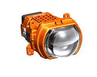Nouveau projecteur de phare Bi-LED carré de 3,0 pouces 12V OEM ODM RHD 5000K Super Blanc avec ventilateur turbo, certifié ECE RUICHIDA