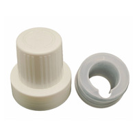Bouteille de détergent à lessive en plastique de 90 mm, anti-fuite, avec bouchon antidérapant à rainures anti-reflux pour l'emballage de produits de nettoyage ménager