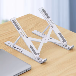 Soporte plegable portátil ajustable de plástico para ordenador de escritorio, soporte <span class=keywords><strong>vertical</strong></span> plegable para ordenador portátil, soporte ABS para Tablet PC - Product Image 3