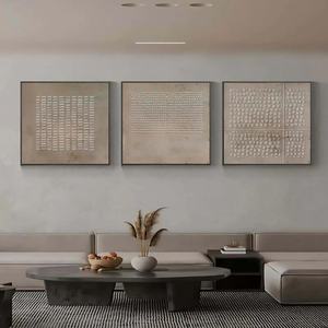 Peinture sur toile originale personnalisée en gros, art mural fait main, décoration intérieure, toile abstraite texturée 3D, peinture à l'huile pour la maison et l'hôtel - Product Image 4