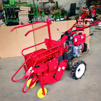 Moissonneuse de maïs compacte 15 CV |   Broyeur de tiges pour cueilleur de maïs à une rangée |   Machine agricole compacte autopropulsée pour exploitation familiale