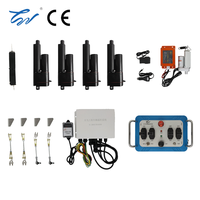 Télécommande sans fil électronique 4 boutons pour grue mobile longue portée 12V 24V avec pédale d'accélérateur