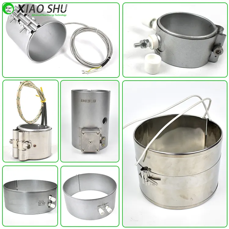 Xiaoshu tùy chỉnh chất lượng cao điện công nghiệp đùn mica ban nhạc nóng yếu tố với cặp nhiệt điện