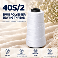 Fil de Soie Naturelle 100% Haute Ténacité, Gassé, pour Couture à la Machine et Foulards Faits Main, Couleur Blanche, 4*3 Brins