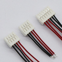 Kabel Jst Xh Kustom 1.0 2.0 2.54 mm Pitch 2 3 4 5 6 7 8 9 10 Pin Konektor Male Female Zh ph Xh Molex Jst Wiring Harness