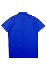 Camisas con botones de verano para hombre, MOQ bajo, elástico, resistente a las arrugas, informal, patrón sólido, Formal, manga corta, talla grande, antiarrugas - Product Image 3