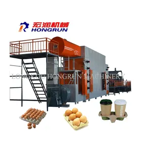 Paper Processing production machinery high output automatic egg tray pulping machine with double rotary rollers