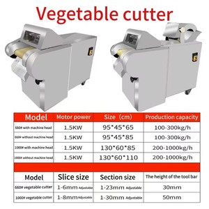 Coupe-légumes électrique multifonction KR pour couper en dés les pommes de terre et la transformation des fruits à utiliser dans les usines de transformation des légumes - Product Image 6