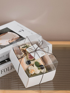 Emballage de biscuits <span class=keywords><strong>d</strong></span>'usine Boîte de papier de chocolat Paquet de papier transparent avec logo personnalisé - Product Image 5