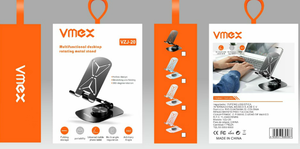 Supporto girevole in metallo Vmex VZJ-20 per telefono, tablet e uso desktop - Product Image 1