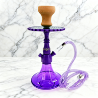 Chicha portable multicolore, design léger, chicha colorée, ensemble complet de chicha, corps transparent, chichas