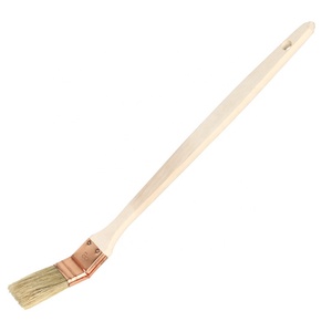 Pinceau de peinture industriel de qualité DIY pour radiateur, à poils mélangés coniques en filament synthétique, manche en plastique, nettoyage, personnalisation OEM - Product Image 4