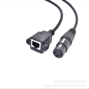 Xlr 3 Pin Female To <b>Rj45</b> Female Audio <b>Cable</b> For Professional Audio Equipment - Product Image 2