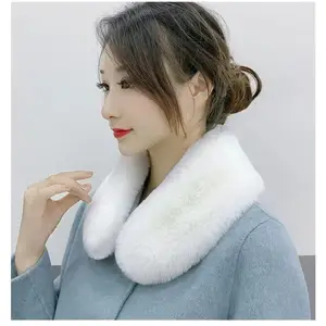 Popular high-end manufacturers direct wool collar Rex rabbit hair thickened warm fur clothing wool collar