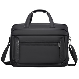 Sac pour ordinateur portable en cuir véritable, mallette d'affaires, grande capacité, bandoulière, extensible, sacs pour hommes, mallette fine pour hommes - Product Image 4