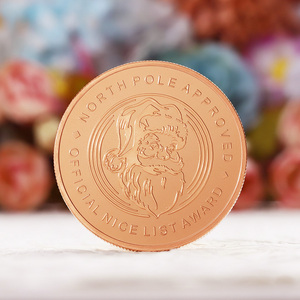 Pièce de collection en cuivre personnalisée en usine, 1 oz, estampillée en cuivre, en relief 3D, souvenir commémoratif - Product Image 1