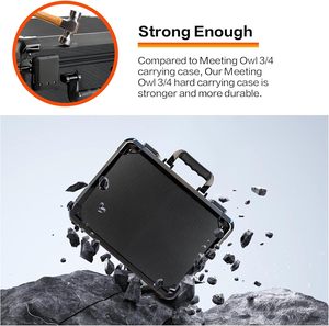 Estuche de Transporte Resistente al Agua y a los Olores, de Aluminio, para Meeting Owl 3 y Owl 4+-, Caja de Viaje Rígida con Compartimento para Cámara - Product Image 6