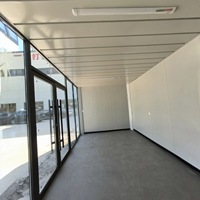 SKYLINE Precio de Fábrica Casa Contenedor Plegable Transpirable de 20 pies, Edificio Modular Prefabricado de Lujo para Apartamentos, Oficinas, Tiendas y Viviendas Auxiliares