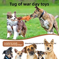 Jouet sonore en peluche douce pour chiens : Nettoyage délicat des dents et interaction ludique favorisant la santé bucco-dentaire