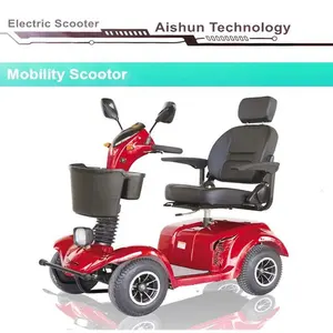 13 inç dört tekerlekler elektrikli katlanır yaşlı scooter ile CE/KC/BS/CB/3C/FCC/GS/PSE/SAA sertifikası