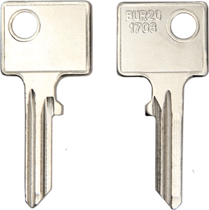 BUR20 1703 Llave en blanco de hierro completo Alta dureza para coincidencia y reparación de cerraduras Suministro a granel - Product Image 1