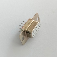 Usine personnalisée mâle femelle 90 180 degrés d-subminiature Vga Base D sous-connecteur soudure électrique D-sub connecteur