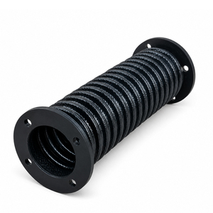 Soufflet cylindrique en caoutchouc sur mesure pour usine, soufflet <span class=keywords><strong>accordéon</strong></span> rond en caoutchouc, couvercle de soufflet rond pour machine CNC - Product Image 2
