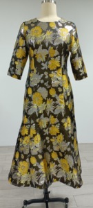 Vestido de Noche Largo de Jacquard para Mujer, Talla Grande 4XL, Alta Calidad 2022 - Product Image 5