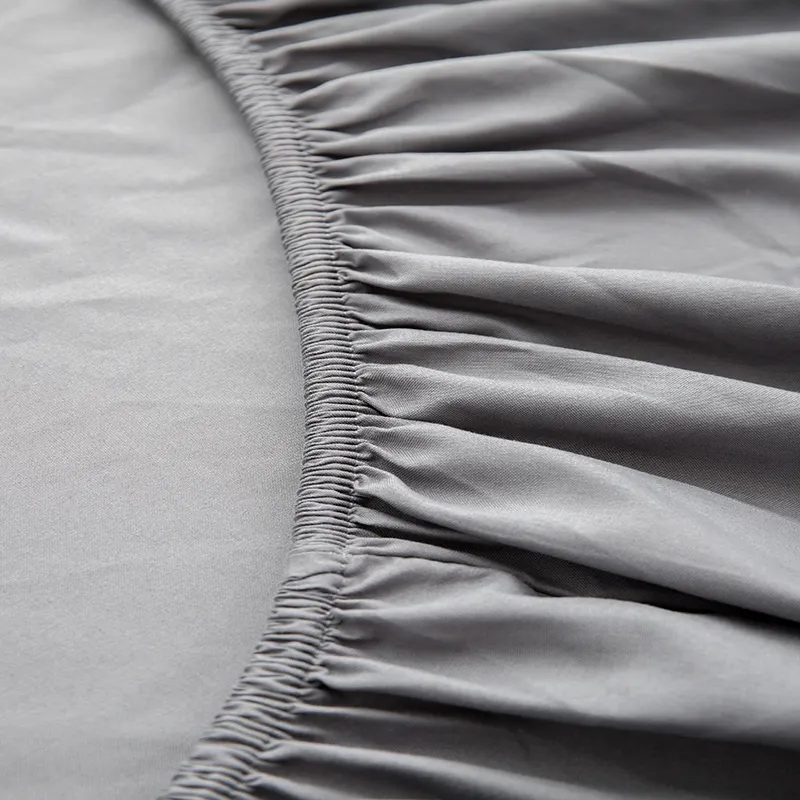 Juego de ropa de cama de microfibra cepillada, Sábana plana, fundas de almohada bajera sábana ajustada con 2, 4 Uds.