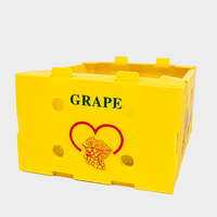 Boîte à légumes en polypropylène haute densité, empilable, en nid d'abeille, recyclable et écologique, pour la vente en gros