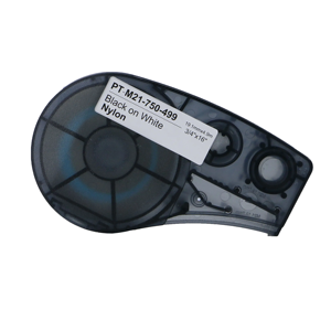 Offre Spéciale : <span class=keywords><strong>Étiquette</strong></span>s en tissu nylon noir et blanc compatibles <span class=keywords><strong>Brady</strong></span> <span class=keywords><strong>BMP21</strong></span>-PLUS pour imprimantes <span class=keywords><strong>BMP21</strong></span> et <span class=keywords><strong>BMP21</strong></span>-LAB, adhésives, 19,1 mm (M21-750-499) - Product Image 1