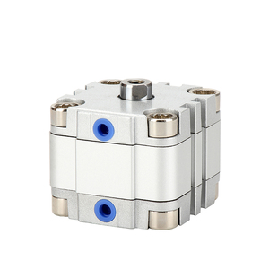 ADVU Series Festos type ISO 15552 <span class=keywords><strong>Double</strong></span> <span class=keywords><strong>tige</strong></span> à action 3 positions cylindre pneumatique à air cylindre pneumatique Compact et mince - Product Image 2
