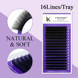 Extensiones de Pestañas Lakanaku Premium 0.05 C Curl, Curvatura Estable para Profesionales - Product Image 2