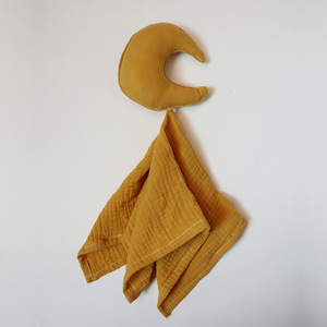 Couverture de sécurité pour nouveau-né de haute qualité, étoiles et <span class=keywords><strong>lune</strong></span>, 100% coton mousseline, couverture confortable pour le sommeil du bébé, durable et douce - Product Image 4