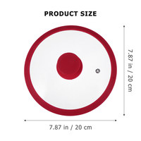 Couvercle de casserole en silicone de haute qualité résistant à la chaleur avec bord d'étanchéité par aspiration pour poêle de cuisine - Vente en gros pour l'exportation