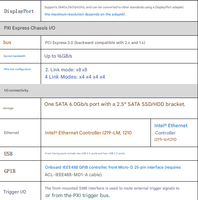Contrôleur de système PXI 3U PXle-3937, mémoire 4 Go, disque dur mécanique 500 Go, gaine ETFE, température de fonctionnement -0 à 50°C, fabriqué en Chine