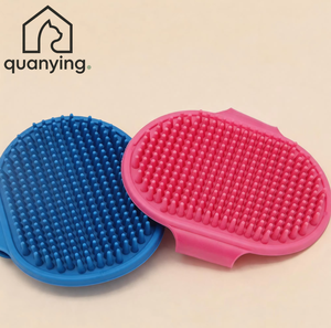Massaggiatore per toelettatura <span class=keywords><strong>cani</strong></span> ricaricabile senza fili, spazzola multifunzione vibrante per la rimozione del pelo di gatti e animali domestici di taglia piccola e media - Product Image 2