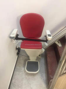 Silla Escalera Plegable Ahorradora de Espacio con Riel Personalizado para <span class=keywords><strong>Escaleras</strong></span> Interiores Estrechas del Hogar - Product Image 4